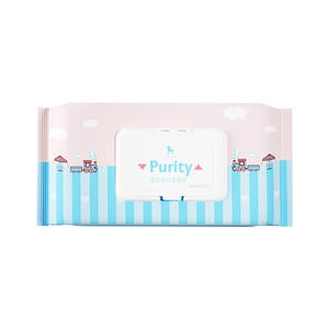 Toallitas Húmedas para Manos y Boca Purity Baby, 80 Unidades con Tapa, Limpieza Suave para Bebés - Product Image 1