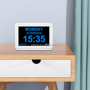 Pros Smart Digital Calendar Clock Wifi Demencia Reloj Personas mayores Medicina Recordatorios Alarmas <span class=keywords><strong>Agenda</strong></span> Fotos Mensajes A través de la aplicación - Product Image 2