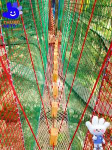 Trẻ Em Của Sân Chơi Ngoài Trời Thiết Bị Rừng Vượt Qua Mở Rộng Rừng Phiêu Lưu Cây Leo Núi Ma Thuật <span class=keywords><strong>Net</strong></span> Cho Trẻ Em - Product Image 4