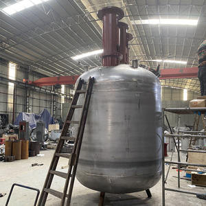 Réacteur chimique à agitation à enveloppe chauffante 1000L, réacteur à cuve à agitation continue, réacteur à agitation - Product Image 2