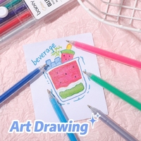 Ensemble de stylos gel à paillettes de 100 couleurs, coffret cadeau ultime pour artistes et journaliers