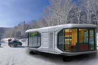 Villa de luxe mobile intelligente écologique préfabriquée chinoise, hôtel modulaire, capsule spatiale, maison conteneur, bureau moderne