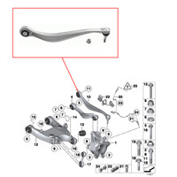 KPYX 33326775902 Suspension arrière et bras de support de bras oscillant F01 F02