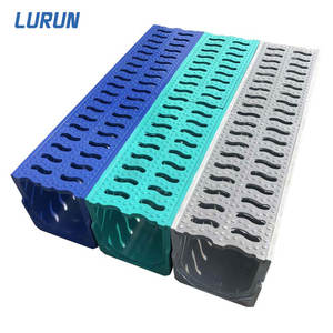 ड्रेन ट्रेंच एंटी-जंग जल चैनल यू-ड्रेनेज डिच चैनल गटर फाइबरग्लास गटर - Product Image 1