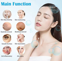 Appareil de soin du visage à jet d'eau et d'oxygène pour le bureau, nettoyage en profondeur des pores, élimination des points noirs et des peaux mortes, lissage des ridules, appareil anti-acné