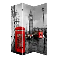 Customized Folding Flower Canvas Screen Room Divider