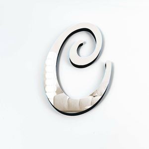 Autocollants 3D Lettres Italiennes 20cm en Gros - Décor Mural Élégant en Italic, Adhésifs DIY pour la Décoration Intérieure - Product Image 5