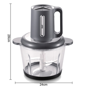 Robot culinaire électrique multifonction 400W 2-en-1 : Pétrin, Hachoir à viande, Mixeur et Blender de cuisine - Product Image 5