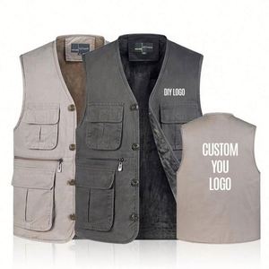 Customizable Top Design High Quality Work Vest Fashion Clothing 2023 High Quality Practical Vest Vest - Product Image 1