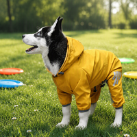 Imperméable d'extérieur pour animaux de compagnie en gros, avec bande réfléchissante réglable, pour chiens de grande, moyenne et petite taille