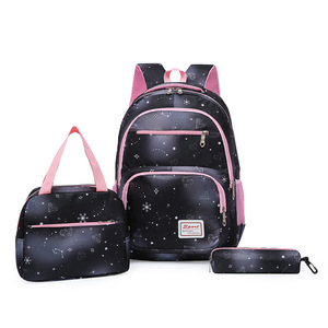 Wholesale Kids Customized Polyester 3pcs School <b>Bags</b> Set for Girls Student - Product Image 4