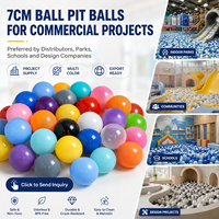 Balles de piscine à balles certifiées CE CPC ASTM EN71, 7 cm, en PE vierge sans BPA, en plastique souple, pour projets de vente en gros de jouets gonflables