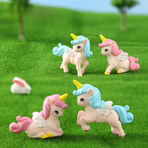Nouveau micro-paysage de licorne mignon aménagement paysager personnalisé divers ornements de motif - Product Image 4