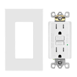 Mvava Schroefloze Plastic <span class=keywords><strong>Gfci</strong></span> Houder 15a 102-132V 60Hz/Cul Voor Ip11 Outdoor Stopcontact Met 2 USB-C Poorten - Product Image 1