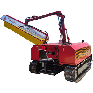 Solar <b>Panel</b> <b>Cleaning</b> <b>Machine</b> Large Track Mounted With Adjustable Brush For Photovoltaic <b>Panels</b> - Product Image 1