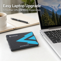 Disco de Almacenamiento Interno SSD SATA III de 2.5 Pulgadas, 256GB, 512GB, 1TB, de Alta Relación Calidad-Precio, para Trabajo Diario de Oficina y Estudio