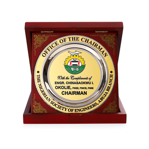 Quà Tặng vàng tùy chỉnh hộp gỗ kim loại lưu niệm tấm <span class=keywords><strong>Maker</strong></span> - Product Image 1