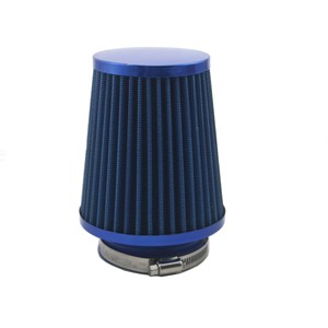 Filtro de Aire de Alto Flujo de 76 mm, Cabeza de Hongo de Aluminio Azul para Mejora y Modificación de Automóviles - Product Image 1