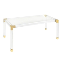 Bureau acrylique pour porche et ordinateur en plexiglas, offre spéciale, moderne et simple, livraison directe d'usine