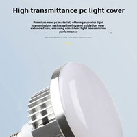Ampoule LED sans fil à télécommande, dimmable et à couleur réglable, avec minuterie, culot E27, 220V, éclairage d'entrepôt à économie d'énergie, en alliage d'aluminium