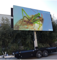 Layar Video LED Warna Penuh JCT EF15 Mobile Outdoor P3.91 Pixel Pitch, Trailer Berdiri Bebas untuk Iklan dan Penunjuk Arah dengan SDK