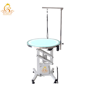 EUR Pet Dog điện chải chuốt bảng LED nâng chải chuốt Bảng di động gấp Pet chải chuốt bảng cho pet Salon - Product Image 1