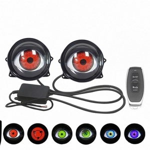 Precio <span class=keywords><strong>de</strong></span> fábrica 3 pulgadas impermeable decoración LED coche luz lente dinámico <span class=keywords><strong>demonio</strong></span> ojos faros <span class=keywords><strong>para</strong></span> motocicleta - Product Image 3