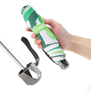 Wholesale Modern Full Printing 21 Inch 8K Ribs Black UV Coating Windproof <b>Umbrellas</b> Customized Logo Printing Auto 3-Fold - Product Image 2