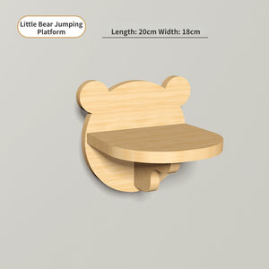 Rascador para Gatos con Forma de Cápsula Espacial, Montado en la Pared, de Madera Maciza, con Columna de Cáñamo para Agarrarse, Ecológico - Product Image 2