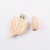Clés USB 2.0 en bois fabriquées à la main en gros pour le lancement de la marque Cérémonie Cadeau d'invité Commandes