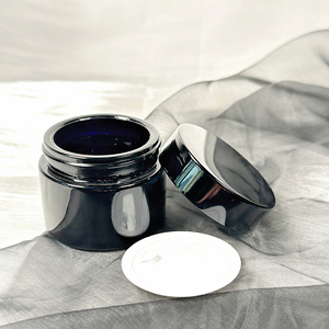 برطمانات زجاجية Mir للبيع بالجملة ، أوعية سوداء طويلة فوق البنفسجية مستديرة ومقاومة للرائحة فوق البنفسجية ، برطمانات زجاجية لتخزين الخفاش - Product Image 3