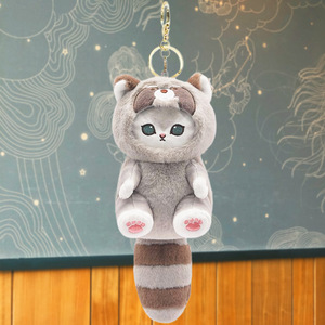 Bán Buôn Sang Trọng Mofusand Mèo Keychain Thú Nhồi Bông Túi Mặt Dây Chuyền Trẻ Em Món Quà Sinh Nhật Sang Trọng Fox Mèo Vòng Chìa Khóa - Product Image 3