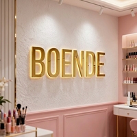 Letrero Luminoso Personalizado de Acero Inoxidable para Negocios, Tiendas, Letrero LED 3D con Logotipo, Letrero para Fachada de Tienda, Letrero de Canal para Exteriores