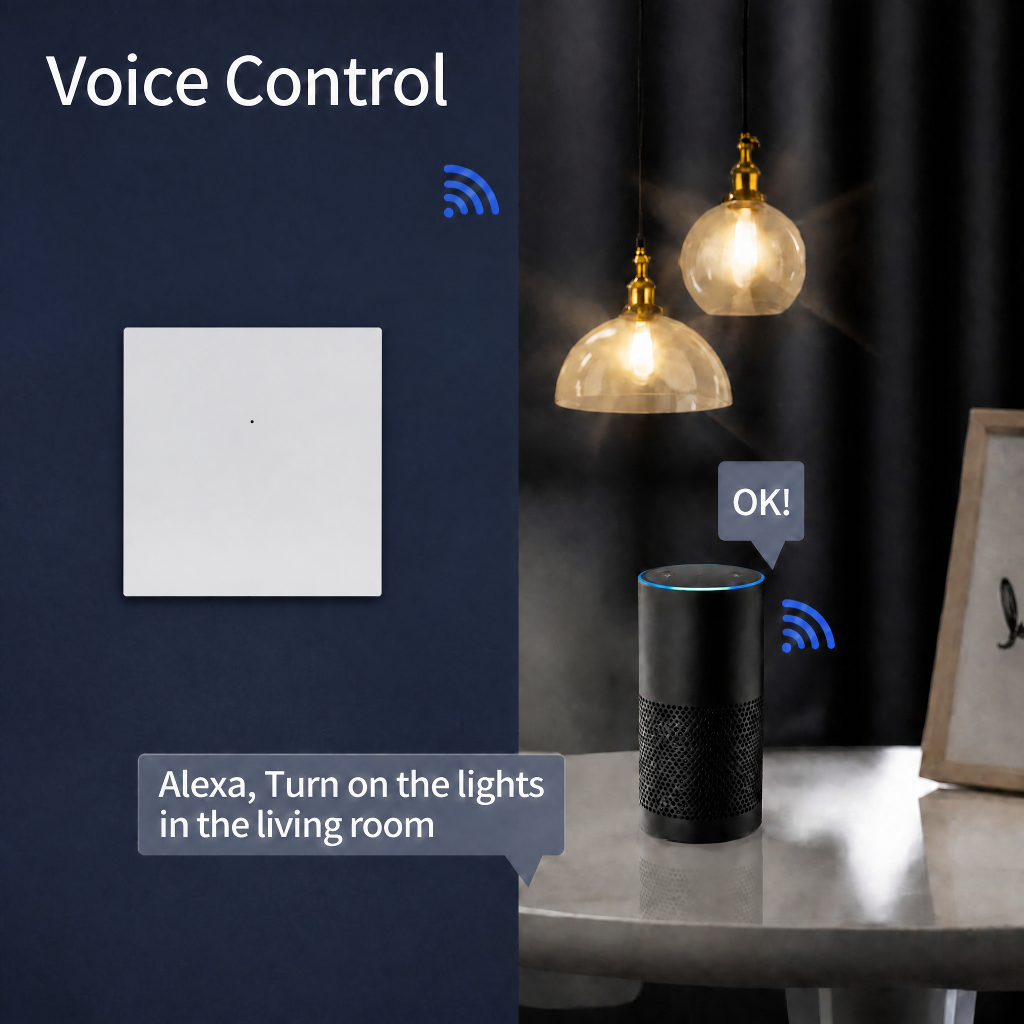 Smart Life & for Smart Switch with WiFi Alexa/Google Assistant Control 250V 10A Compatible in Malaysia/Singapore/Thailand · image 4