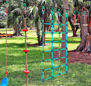 Bán Buôn <span class=keywords><strong>Nylon</strong></span> Xé Kháng Hàng Hóa <span class=keywords><strong>Net</strong></span> Trong Nhà/Ngoài Trời Leo Núi Dây Thừng Thang Tùy Chỉnh Cắt Dịch Vụ Chế Biến - Product Image 3