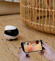 Umwelt freundlicher Home Smart Walking Robot mit kabellosem mobilen Kamera monitor für die gesamte digitale Haustier pflege für Hunde