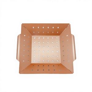Panier de cuisson carré antiadhésif en acier au carbone pour légumes BBQ - Product Image 1