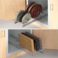 Étagère de rangement de cuisine coulissante en fer de haute qualité, non pliable, moderne, robuste, multifonctionnelle, rectangulaire, pour la vaisselle