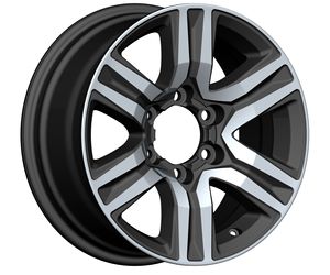 ล้อแม็<span class=keywords><strong>ก</strong></span>ซ์รถยนต์นั่งส่วนบุคคลขนาด <span class=keywords><strong>17</strong></span> นิ้ว 7.5J ใหม่ PCD 6*139.7 CB 106.2 ET +25 สำหรับ TOYOTA Fortuner - Product Image 1