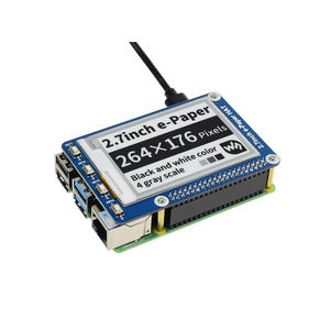 Raspberry <span class=keywords><strong>Pi</strong></span> 2B/3B/3B +/sıfır/sıfır siyah/beyaz e-kağıt SPI arayüzü Ultra düşük tüketim için 2.7 inç e-mürekkep ekran şapka - Product Image 6