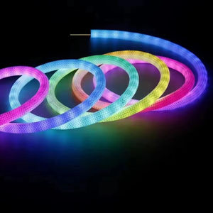 Dmx 512 digitale Tira <span class=keywords><strong>Led</strong></span> Neon Ip66 Cinta Neon <span class=keywords><strong>Flex</strong></span> 12v Pixel 360 Rgbic <span class=keywords><strong>tubo</strong></span> di silicio flessibile per Neon <span class=keywords><strong>Led</strong></span> Strip - Product Image 1