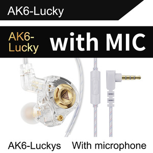 Écouteurs intra-auriculaires dynamiques QKZ AK6 <span class=keywords><strong>avec</strong></span> basses profondes HIFI et réglage de trois tons, prise jack 3,5 mm pour <span class=keywords><strong>iPhone</strong></span> Samsung, écouteurs sportifs - Product Image 5
