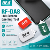 Lot de 3 lames métalliques de démontage de colle RF-DA8 pour écrans de téléphones portables/tablettes, haute dureté, buriables, garantie 1 an