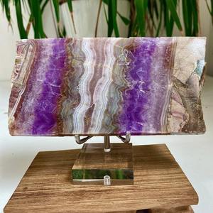 Cristales Naturales Tallados con Láser de Alta Calidad, Artesanías de Cristal con Forma de Corazón, Rebanadas de Amatista y Ágata para Decoración - Product Image 6