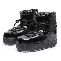 Bottes d'hiver pour femmes, mi-mollet, imperméables, antidérapantes, pour le ski, durables, pour l'extérieur en hiver