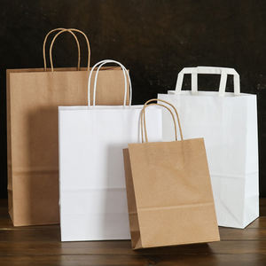 ถุงกระดาษครา<span class=keywords><strong>ฟ</strong></span>ท์แบบ<span class=keywords><strong>ย</strong></span>่อ<span class=keywords><strong>ย</strong></span>สลายได้เป็นมิตรกับสิ่งแวดล้อม KAKA  แบบกำหนดเองได้ พร้อมหูหิ้วแบบเกลี<span class=keywords><strong>ย</strong></span>ว สำหรับใส่ของขวัญ อาหาร และช้อปปิ้ง - Product Image 2