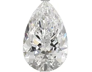 E White VVS2 Diamond Lab Grown High Quality Pear Brilliant HPHT Diamond Best Price Solitaire Lab Diamond Loose for Sale