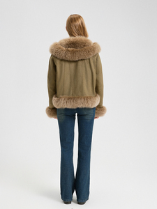 Giacca Invernale in Piuma d'Oca <span class=keywords><strong>con</strong></span> Collo in <span class=keywords><strong>Pelliccia</strong></span> di <span class=keywords><strong>Volpe</strong></span> QC25085 - Product Image 6