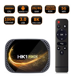 Android 11 TV BOX <span class=keywords><strong>HK1</strong></span> <span class=keywords><strong>RBOX</strong></span> <span class=keywords><strong>X4S</strong></span> S905X4 Quad Core 4G 32G Smart TV BOX 8K Video Codec 5G Dual WIFI 100M LAN TV Set Top Box - Product Image 2