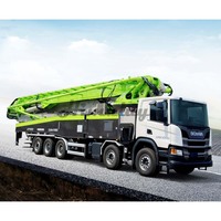 Nouvelle pompe à béton mini montée sur camion châssis Zoomlion Sitrak Howo 38m 38X-5RZ avec moteur diesel